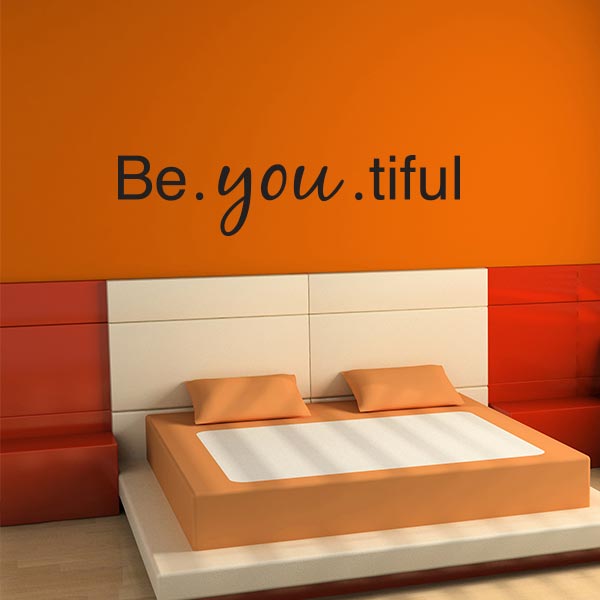 Be.You.Tiful Wall Decal Be.You.Tiful Wall Decal