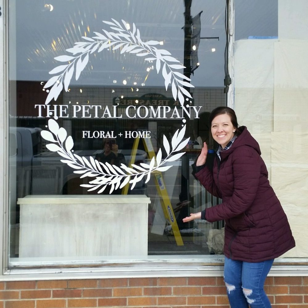 5 ft Custom window wall decal logo