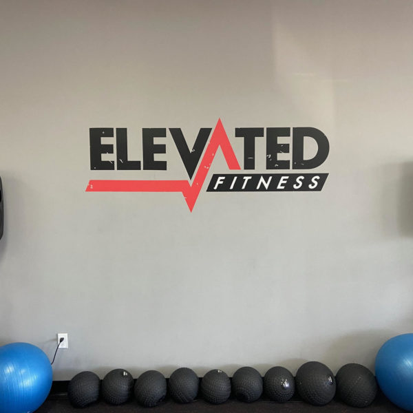 Elevated Fitness Gym Wall Decal Elevated Fitness Gym Wall Decal