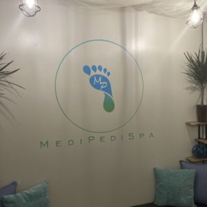 MediPedi Spa Logo Wall Decal - 4 ft MediPedi Spa Logo Wall Decal - 4 ft
