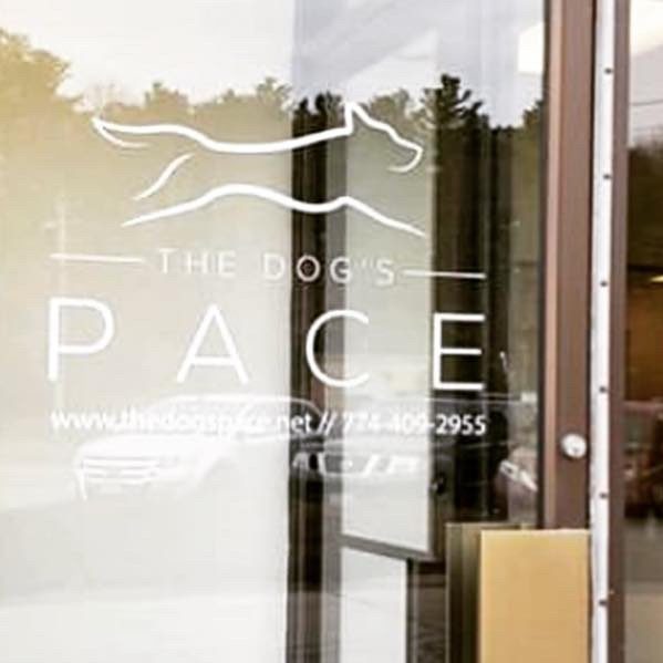 The Dogs Pace - Glass Door Wall Decal The Dogs Pace - Glass Door Wall Decal