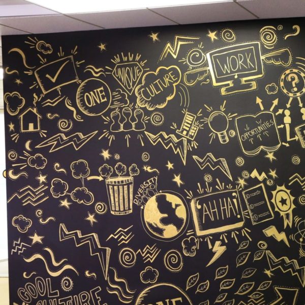 Realty One Group Doodle Wall Wrap Realty One Group Doodle Wall Wrap