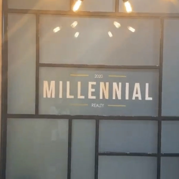 Millennial Realty Logo Wall Decal Millennial Realty Logo Wall Decal