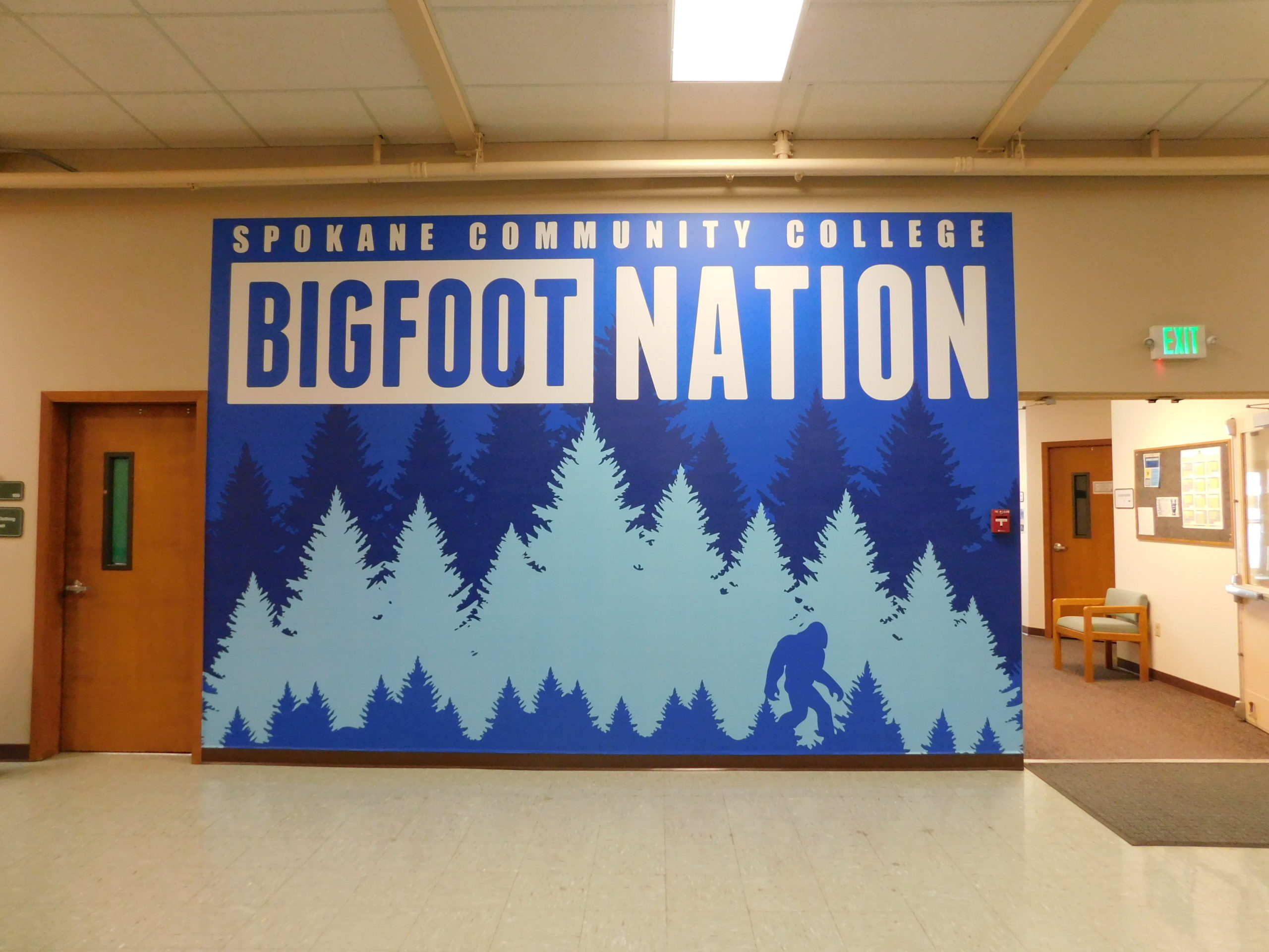 Spokane Community College Wall Wrap Spokane Community College Wall Wrap