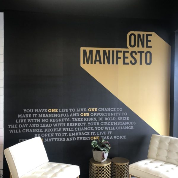 One Manifesto Realty One Group Wall Wrap One Manifesto Realty One Group Wall Wrap