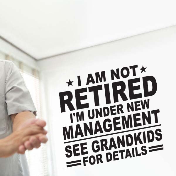 Retirement-101-Grandkids Grandkids Wall Decal